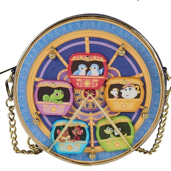 Loungefly Disney Princess Carousel Crossbody Bag - Picture 1 of 5
